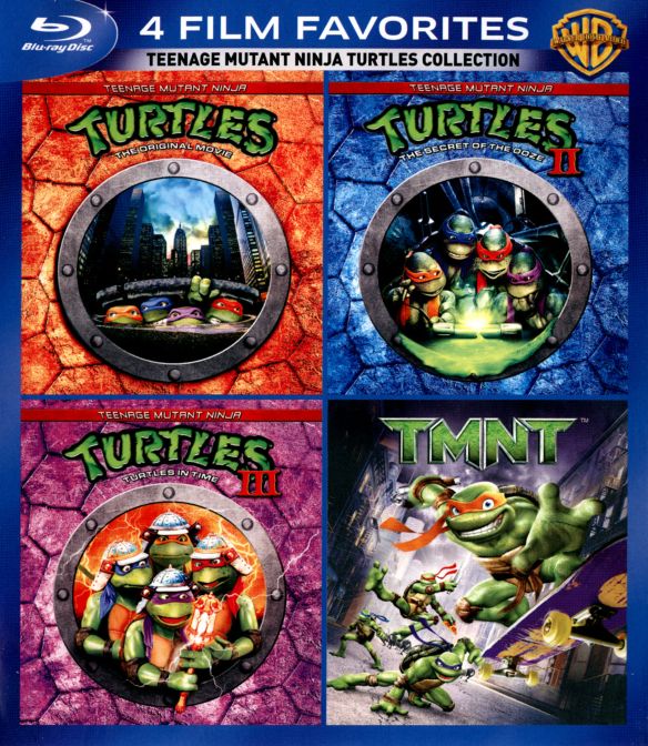  Teenage Mutant Ninja Turtles Collection: 4 Film Favorites [4 Discs] [Blu-ray]