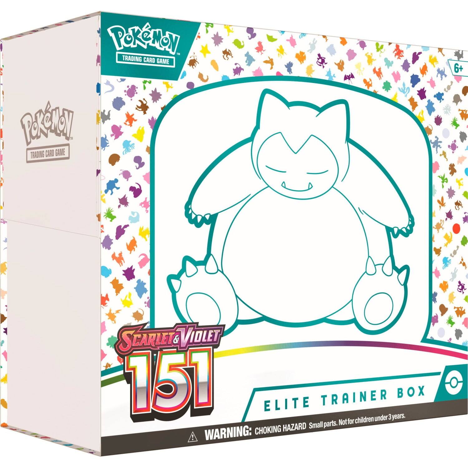 Pokémon Trading Card Game  
Scarlet & Violet 151  
Elite Trainer Box  

6+  

Warning: Choking Hazard - Small parts. Not for children under 3 years.