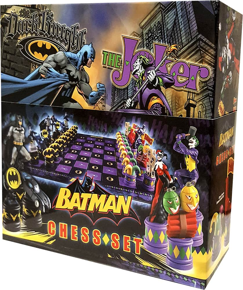 dc comics chess board