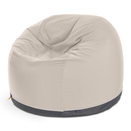 Jaxx - Palmetto Large Round Outdoor Bean Bag Club Chair - Pearl