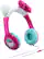 Angle. eKids - Hello Kitty Wired Stereo Headphones - White/Pink/Blue.