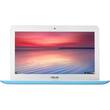 Asus - C300SA 13.3" Chromebook - Intel Celeron - 4GB Memory - 16GB eMMC Flash Memory - Blue - Larger Front