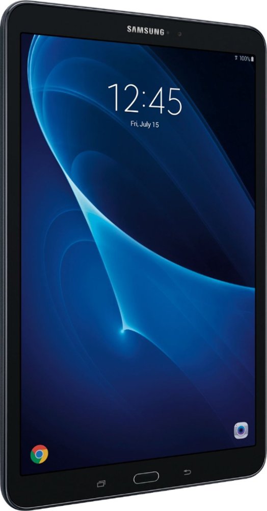 Samsung - Galaxy Tab A - 10.1" - 16GB - Black - Angle_Zoom