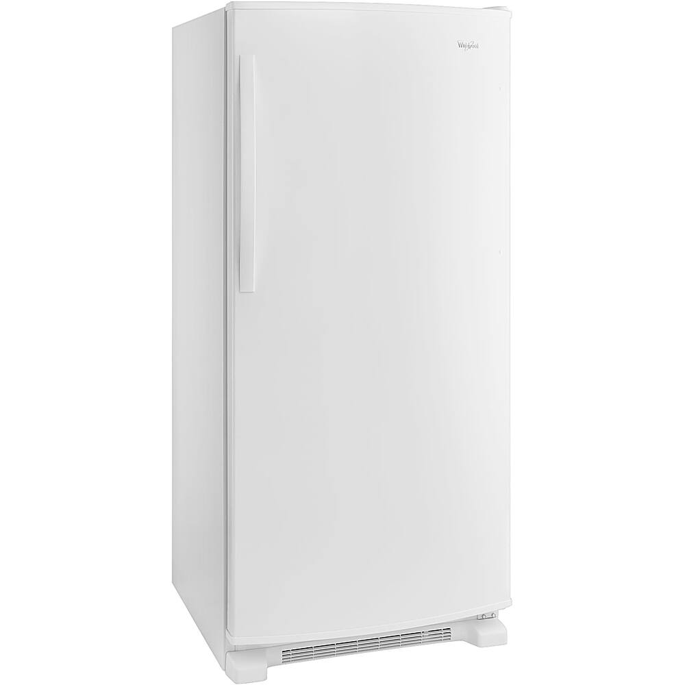 Left. Whirlpool - 17.8 Cu. Ft. Refrigerator - White.