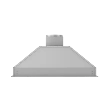 Front. ZLINE - 40" Externally Vented Range Hood - Brushed Stainless Steel.