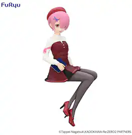 PopMarket - FuRyu - Re:ZERO - Ram Book Girl Noodle Stopper Statue - Collectibles - Multicolor