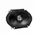 Front. JVC - 6" x 8" 2-Way Car Speakers with Carbon Mica Cones (Pair) - Black.