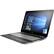 Left. HP - Pavilion 15.6" Touch-Screen Laptop - Intel Core i5 - 8GB Memory - 1TB Hard Drive - Charcoal Wood/Linear Wood.