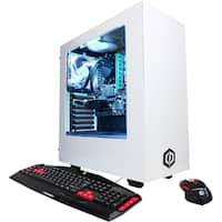 CyberPowerPC - Gamer Supreme Liquid Cooled Desktop Intel Core i7-7700K 32GB Memory NVIDIA GeForce GTX 1080 3TB Hard Drive 480GB SSD - White - Front_Zoom