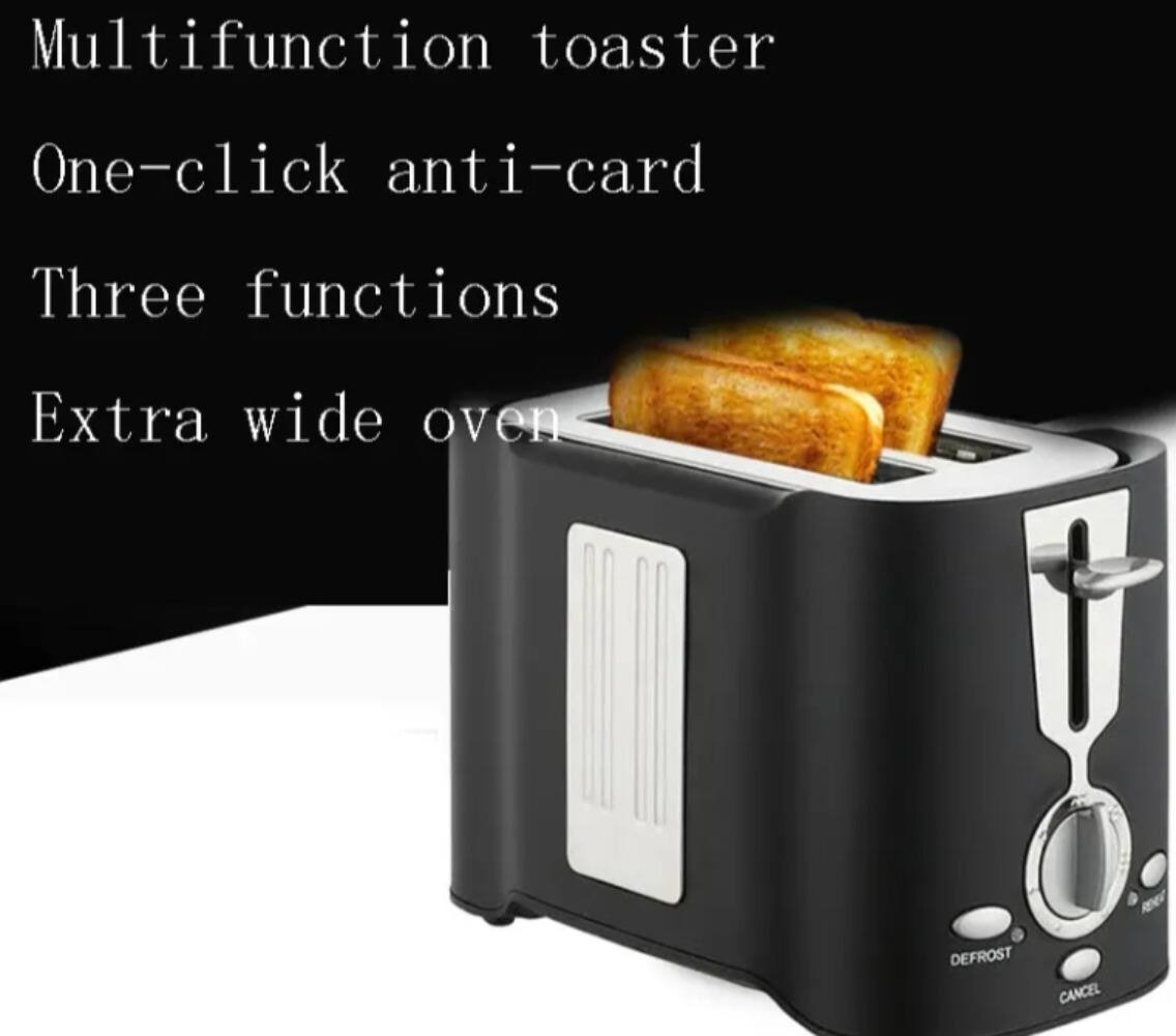 Multifunction toaster  
One-click anti-card  
Three functions  
Extra wide oven  
REHEAT  
DEFROST  
CANCEL
