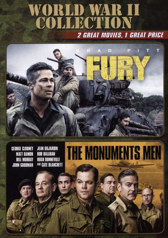  World War II Collection: Fury/Monuments Men [2 Discs] [DVD]