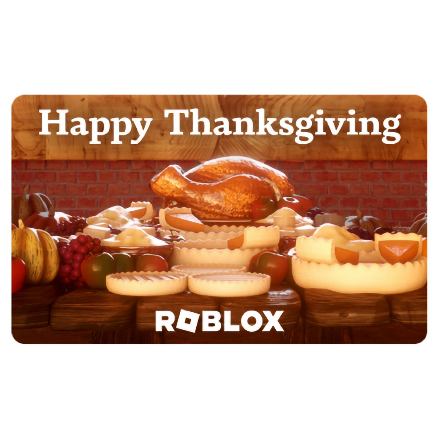 Happy Thanksgiving Roblox