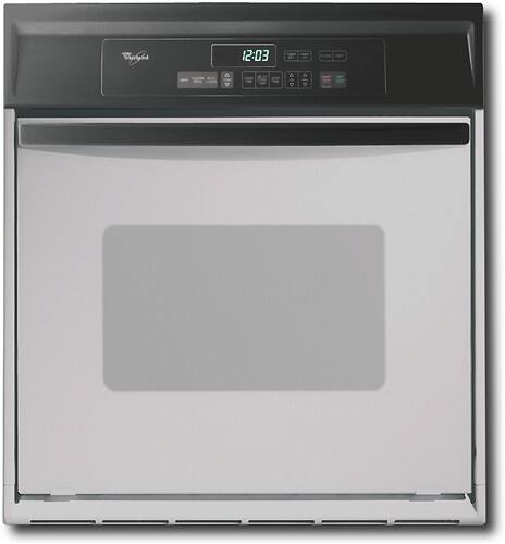 Front Standard. Whirlpool - 27" Built-In Electric Wall Oven - Stainless-Steel (Special Order).