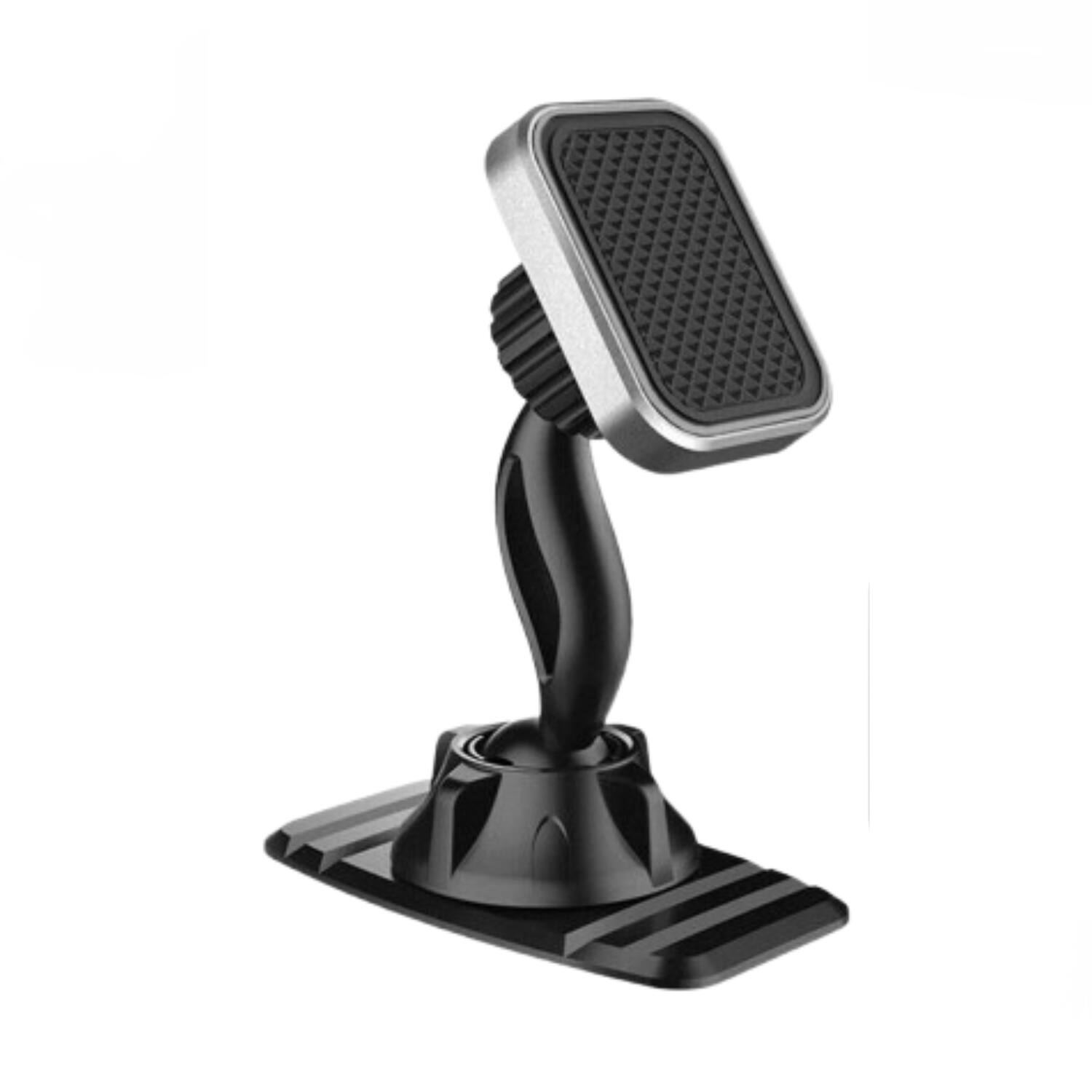 Front. Stock Preferred - Magnetic Car Mount Phone Holder Stand - Black.