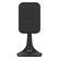 Front. mophie - 5W Wireless Charging Desktop Mount - Black.