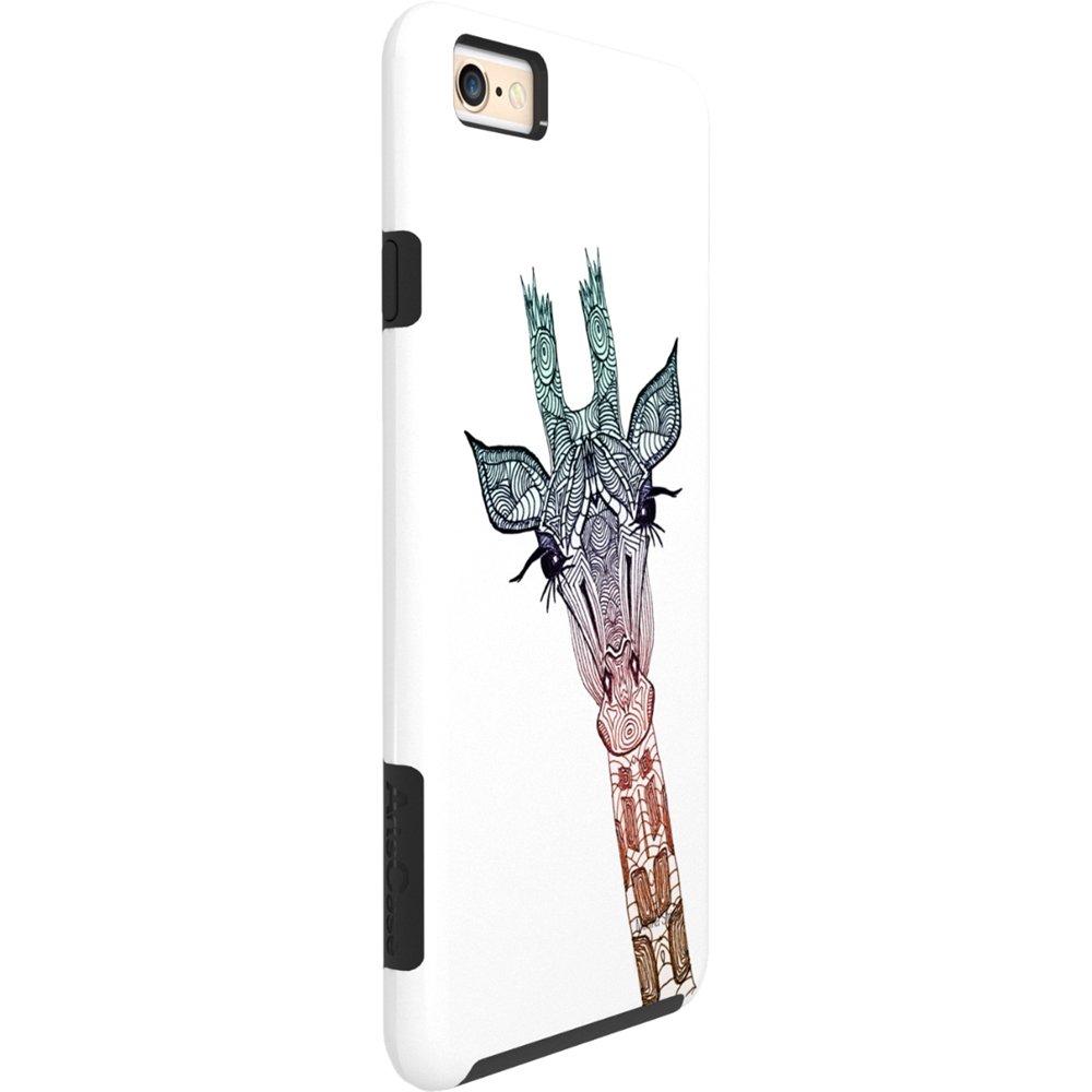 strongfit designers series hard shell case for apple iphone 6 and 6s - giraffe teal by monika strigel