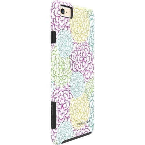 ArtsCase - StrongFit Designers Series Hard Shell Case for Apple iPhone 6 and 6s - Dahlia by TracyLucy Designs - Angle