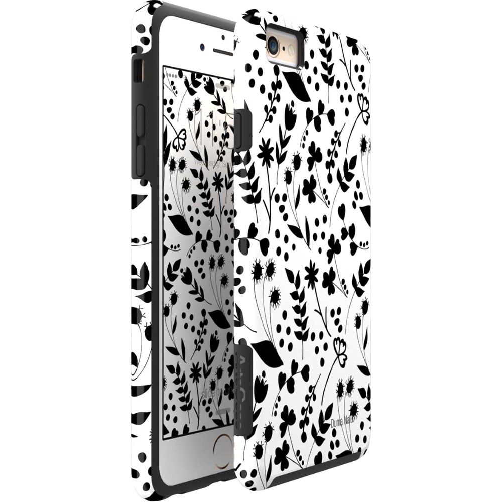 strongfit designers series hard shell case for apple iphone 6 and 6s - b&w by dunia nalu