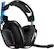 Front. Astro Gaming - A50 Wireless Dolby 7.1 Surround Sound Gaming Headset for PlayStation 4 and Windows - Black and Blue.