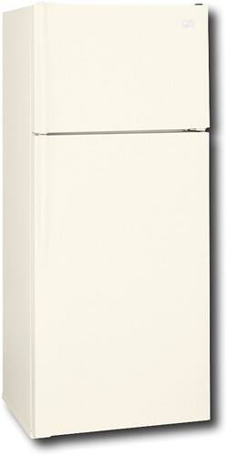 Front Standard. Whirlpool - 18.2 Cu. Ft. Frost-Free Top-Mount Refrigerator - Biscuit-on-Biscuit.