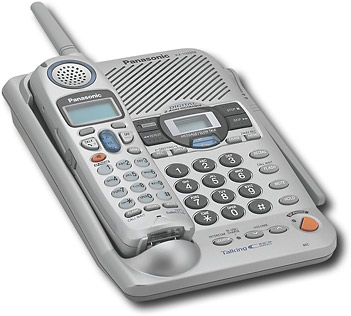 Best Buy: Panasonic 2.4GHz Digital Cordless Phone Silver KX-TG2258S
