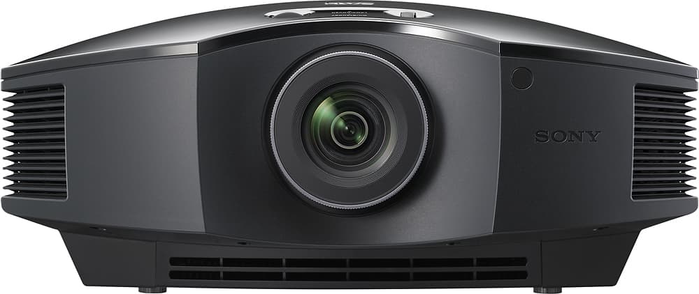 Front. Sony - Home Cinema VPL 1080p HD SXRD Projector - Black.