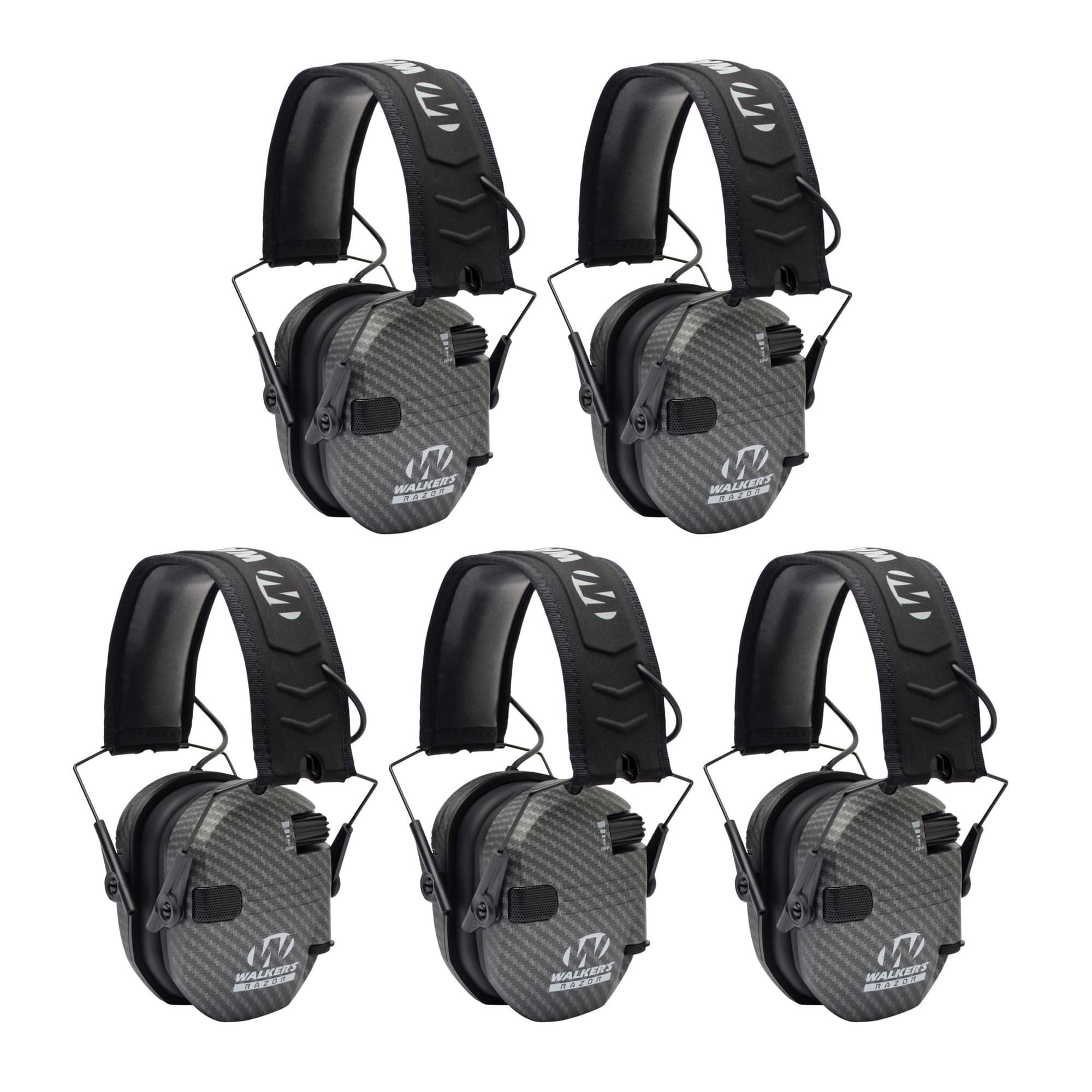 Walker’s - Walker's Razor Slim Electronic Shooting Muffs 5-Pack Bundle - Carbon Gray price history on PriceWatchPro