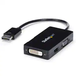 StarTech.com - StarTech 3-in-1 DisplayPort to VGA DVI or HDMI Travel A/V Adapter Converter