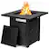 Alt View 10. Costway - 7 PCS Patio Furniture Set with 28" 50000 BTU Propane Gas Fire Pit Table Cushions - Off White.