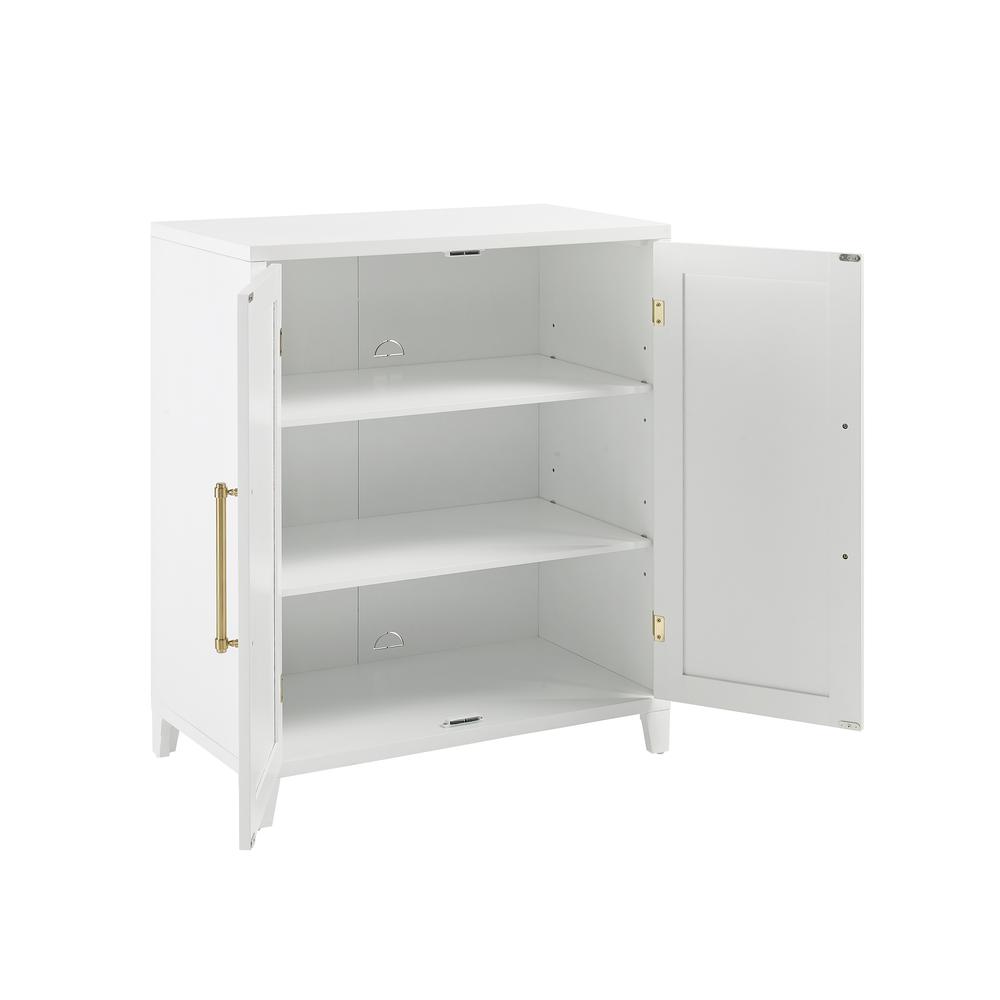 Alt View 8. Crosley Furniture - Roarke Stackable Kitchen Pantry Storage Cabinet - White.