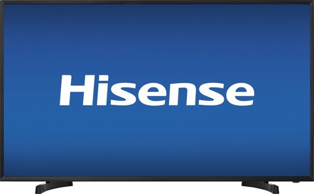 Hisense - 40" Class (39.5" Diag.) - LED - 1080p - HDTV - Black - Front Zoom