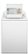 Alt View Zoom 11. Amana - 3.5 Cu. Ft. Top Load Washer with Dual-Action Agitator - White.