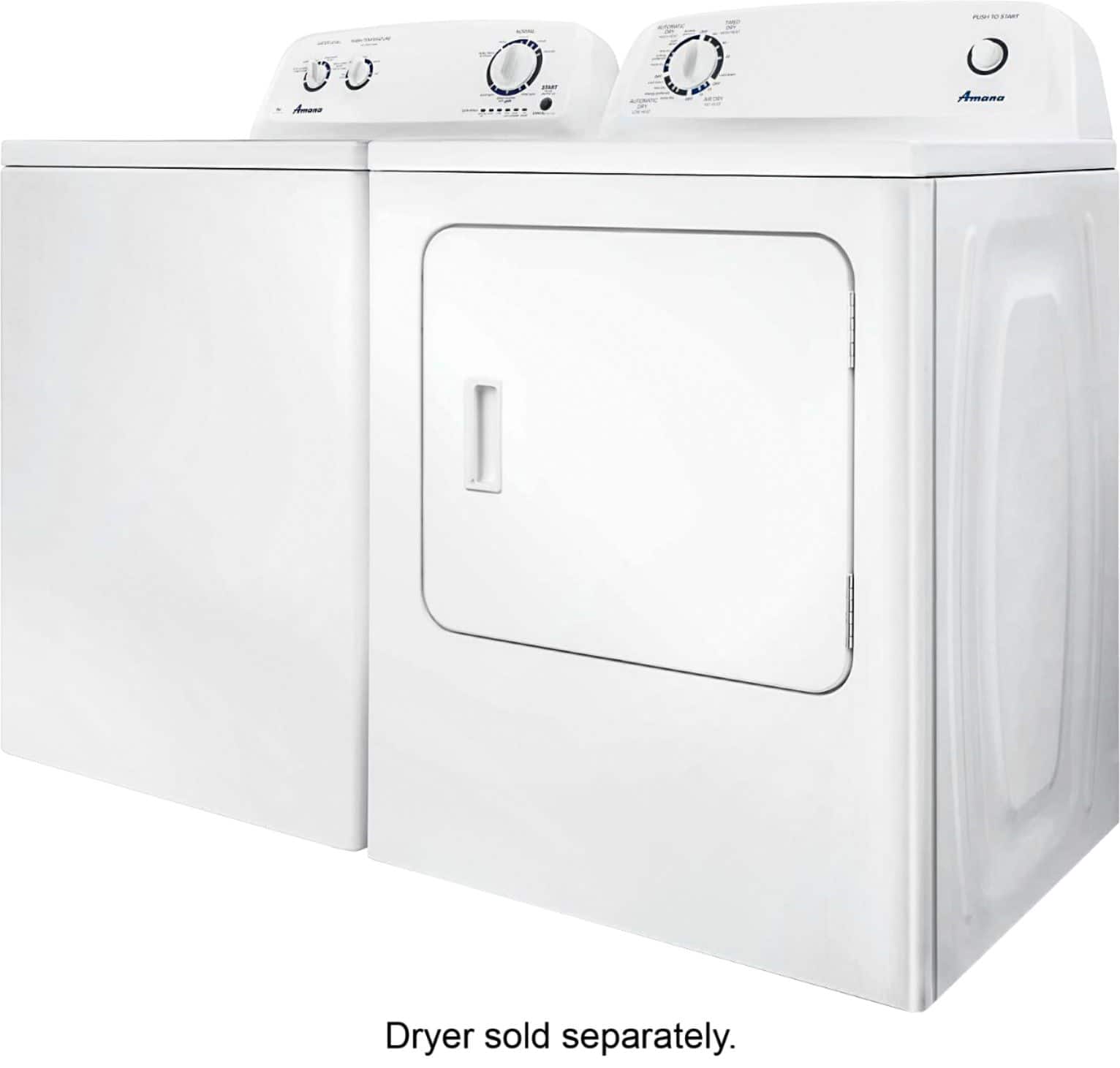 Alt View 13. Amana - 3.5 Cu. Ft. High Efficiency Top Load Washer with Dual Action Agitator - White.