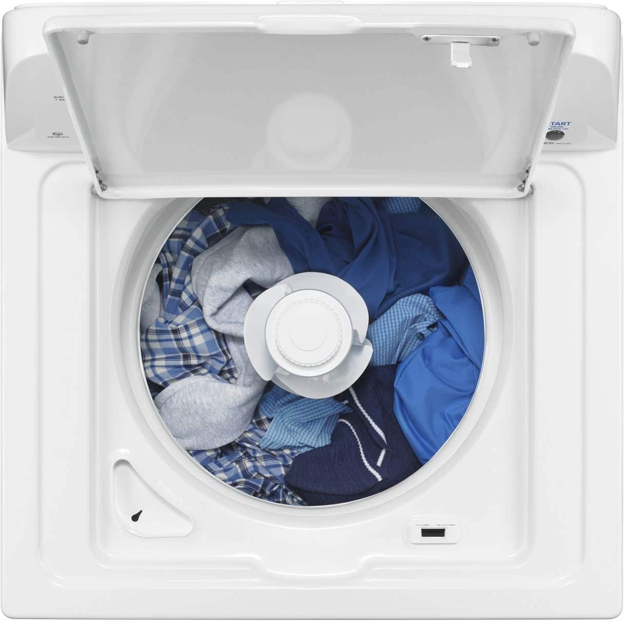 Alt View 16. Amana - 3.5 Cu. Ft. High Efficiency Top Load Washer with Dual Action Agitator - White.