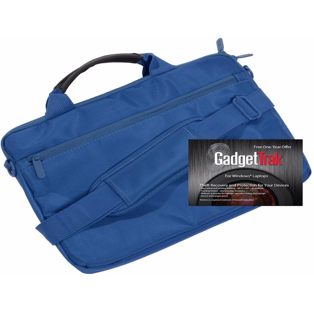 Front. SlipIt! - Select Laptop Case - Blue.