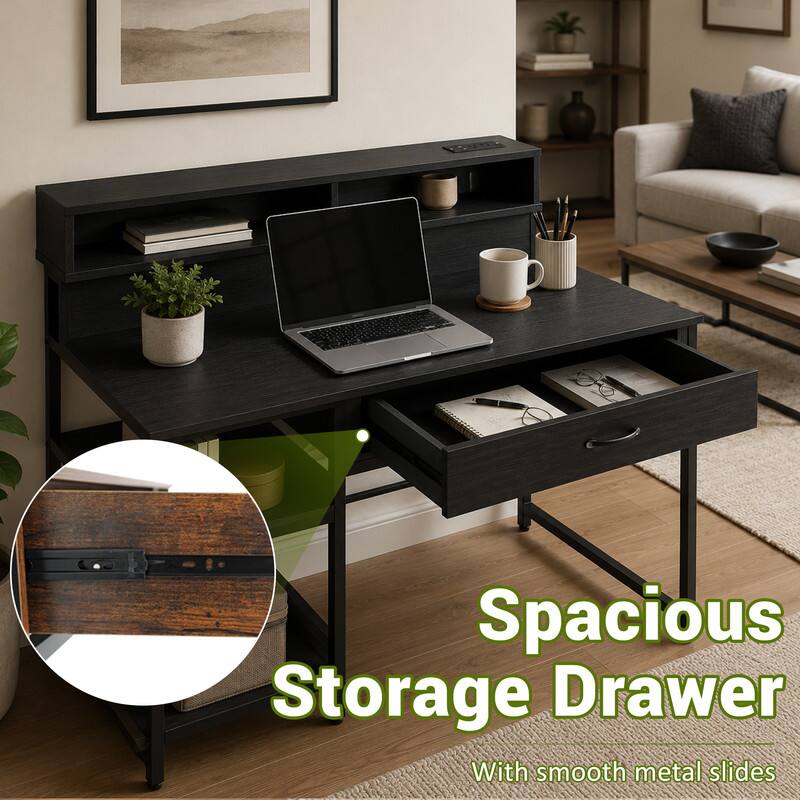 Spacious Storage Drawer With smooth metal slides