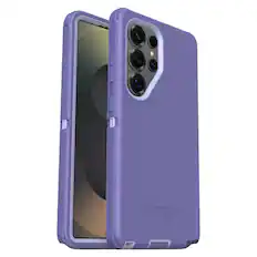 Front. OtterBox - Defender Series Pro Hard Shell for Samsung Galaxy S25 Ultra - Purple.