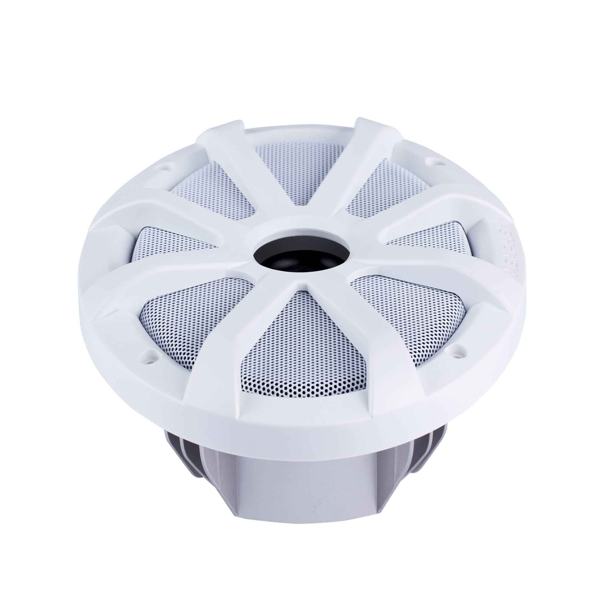 Alt View 2. Memphis Car Audio - Memphis Audio 6x9 LED Marine Coaxial Speakers - 1 Pair (2 Units) - OEM Bulk Pack MXA69L With White Grilles - Black/Gray.
