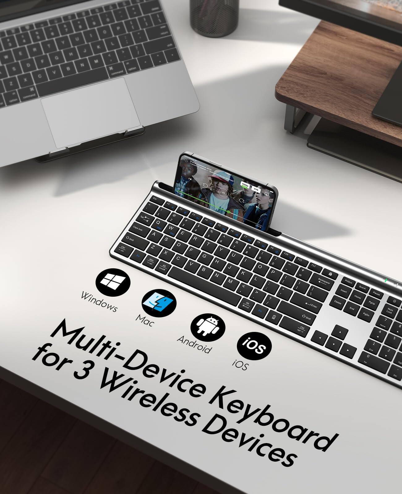 Multi-Device Keyboard for 3 Wireless Devices

Windows Mac Android iOS