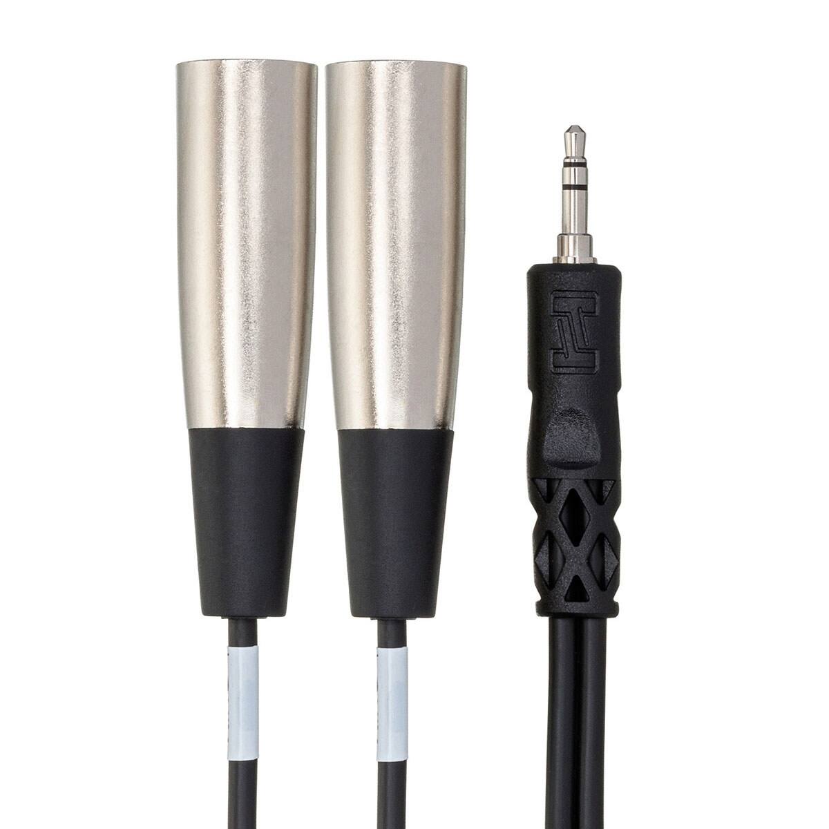 Alt View 3. Hosa Technology - Hosa Technology Hosa 9.9ft Stereo 3.5mm Mini Phono-2 XLR Male Y-Cable.