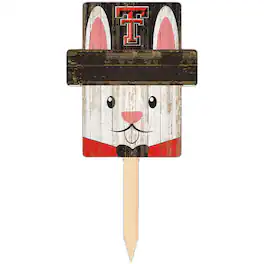 Fan Creations - Texas Tech Red Raiders 16" x 19" Easter Bunny Yard Stake - Multicolor