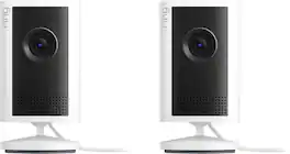 Ring - Outdoor Cam 2K, Battery, Wide-Angle Retinal 2K Video, 6x Enhanced Zoom, Night Vision, 2-Pack - White