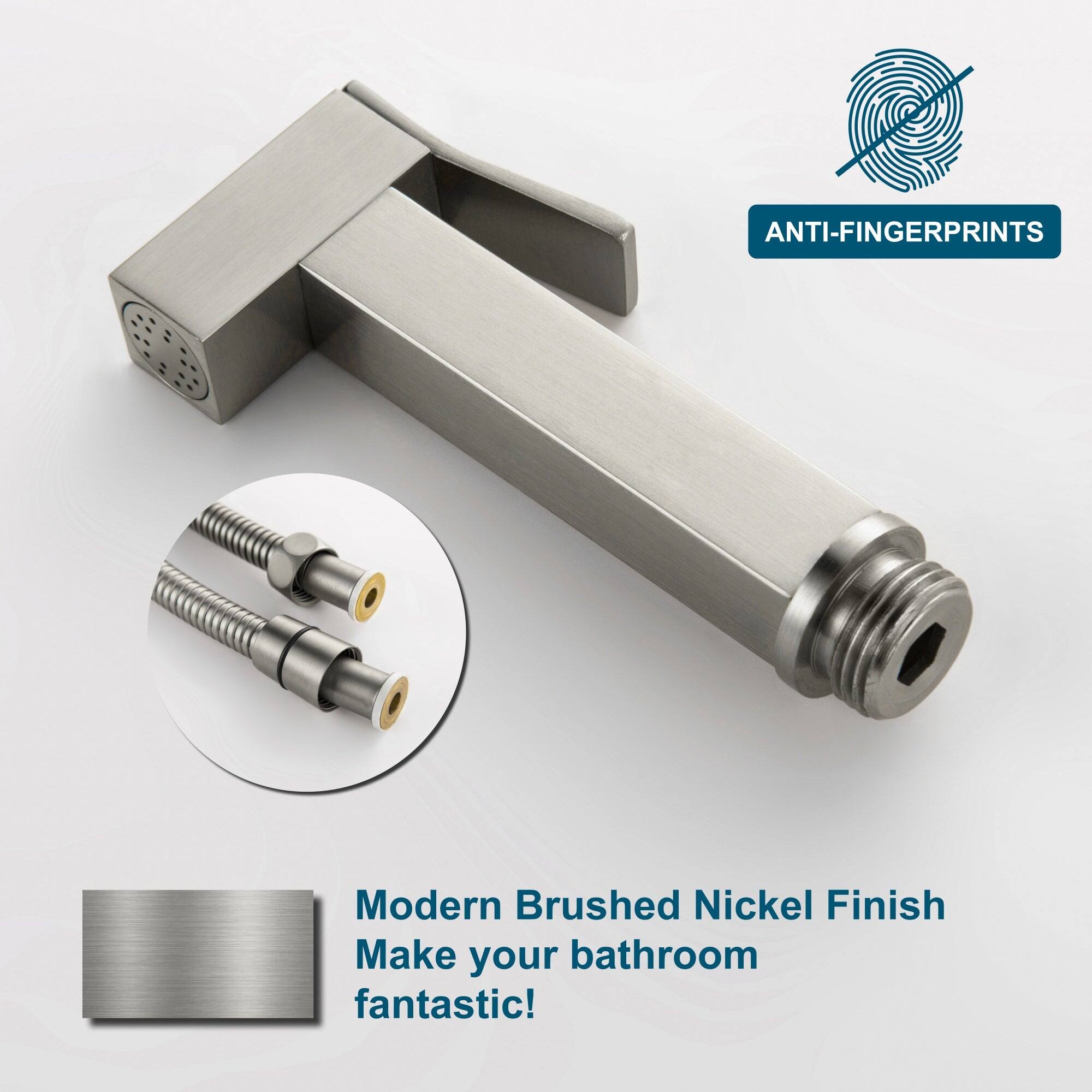 ANTI-FINGERPRINTS

Modern Brushed Nickel Finish

Make your bathroom fantastic!
