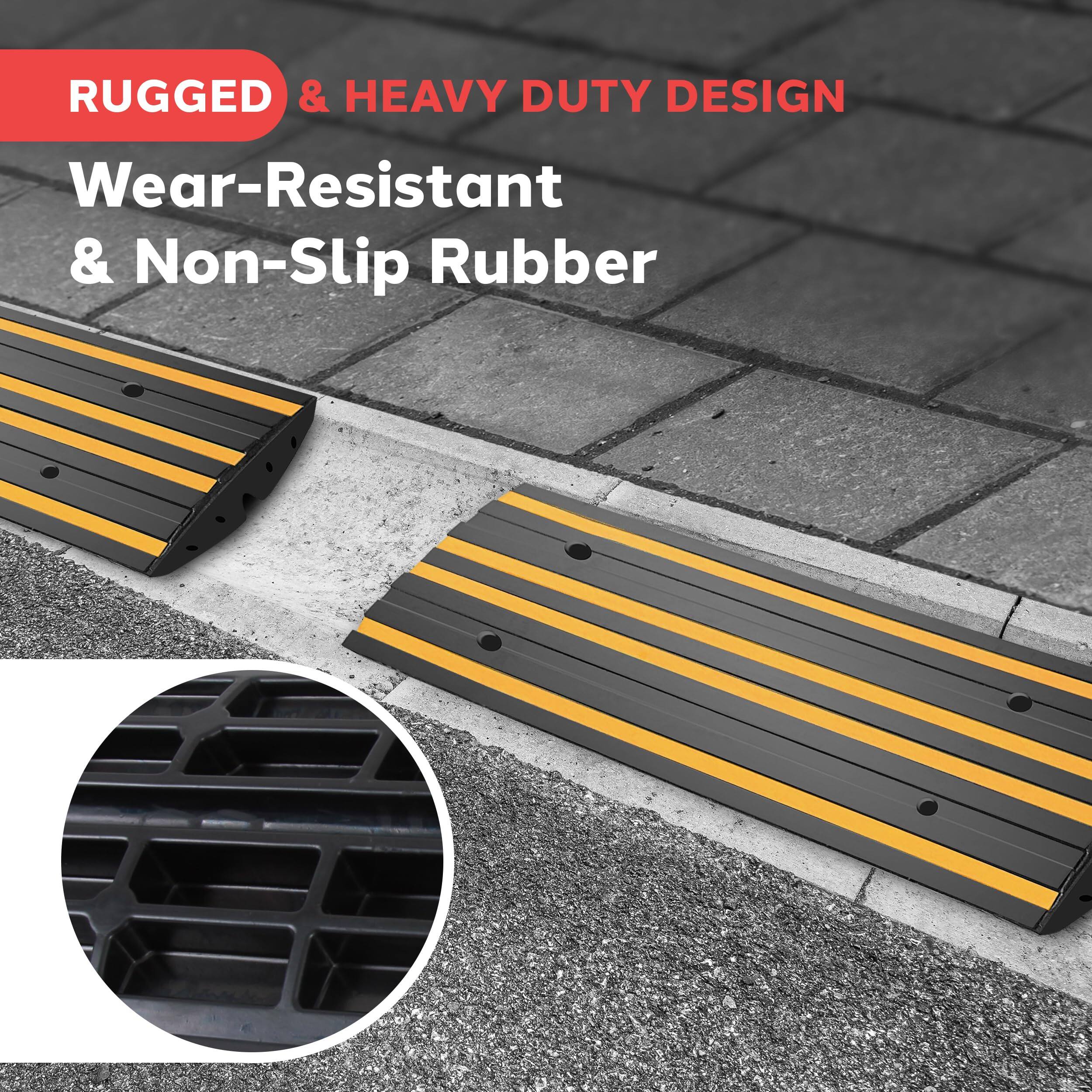 RUGGED & HEAVY DUTY DESIGN  
Wear-Resistant & Non-Slip Rubber