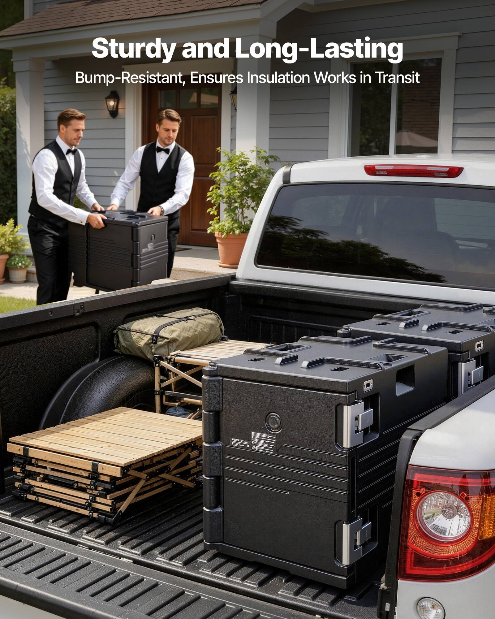 Sturdy and Long-Lasting  
Bump-Resistant, Ensures Insulation Works in Transit