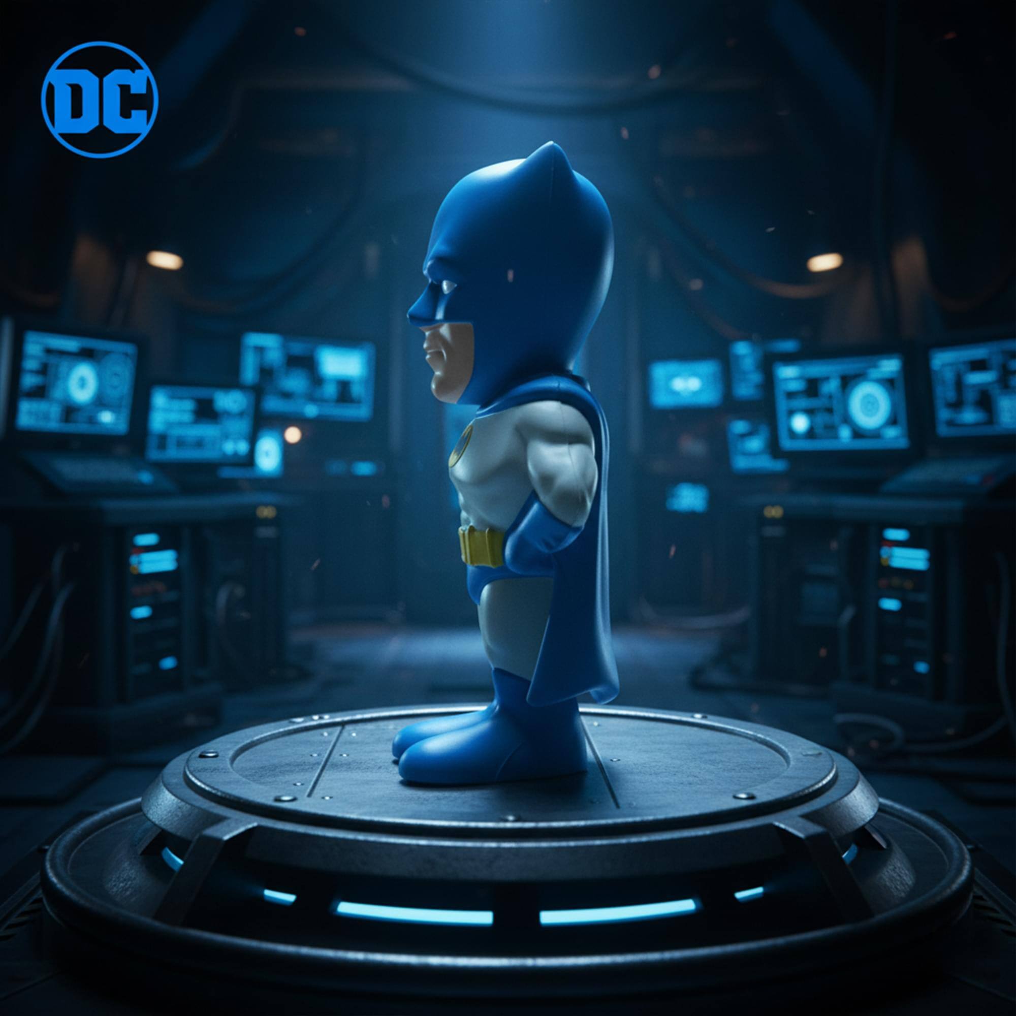 Alt View 5. SD Toys - DC Comics Batman 6-Inch Stress-Relief Figure - Blue.