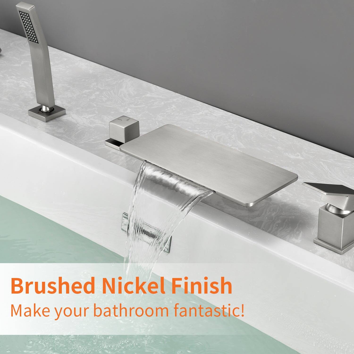 Brushed Nickel Finish  
Make your bathroom fantastic!