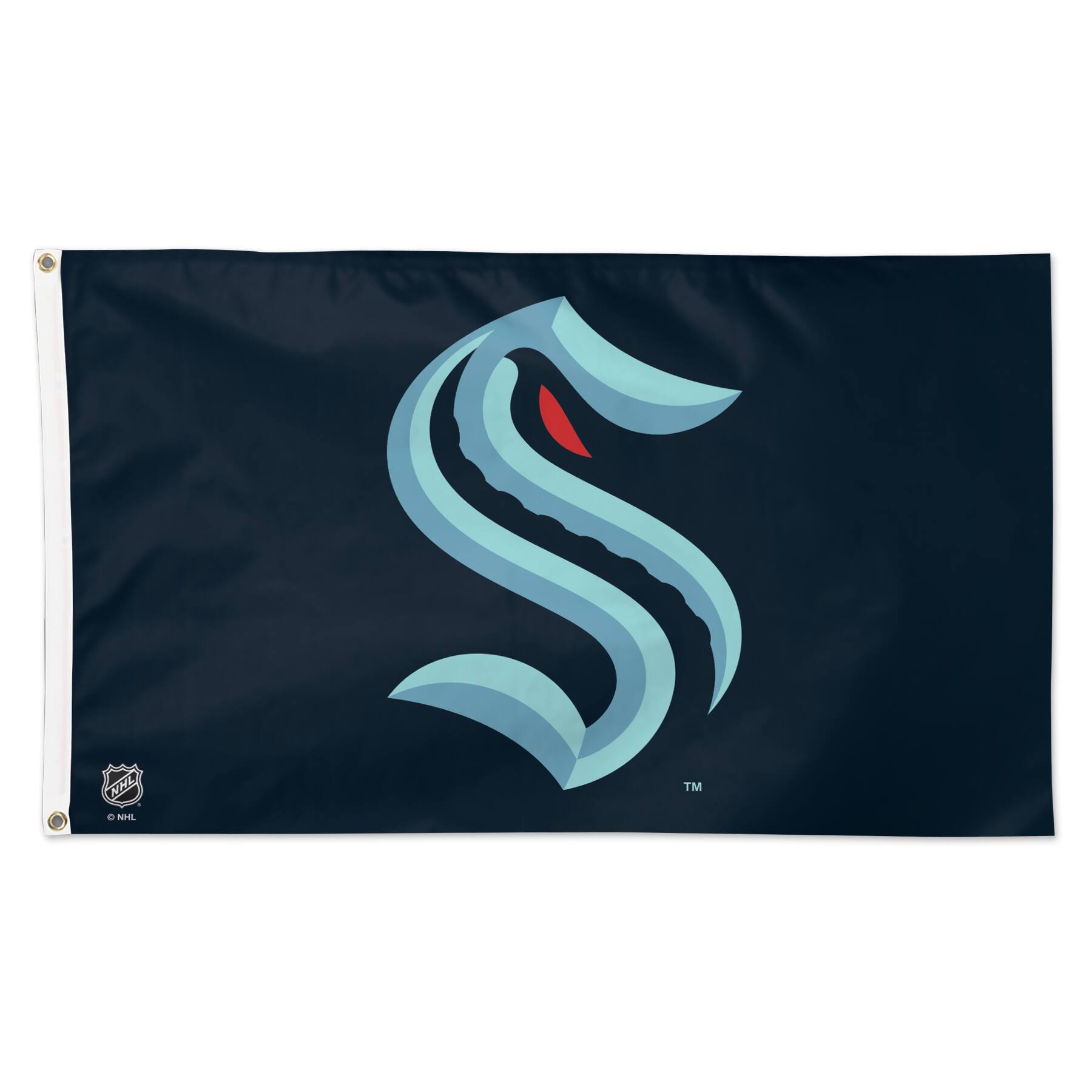 WinCraft - Seattle Kraken 3' x 5' 1-Sided Deluxe Flag - Multicolor