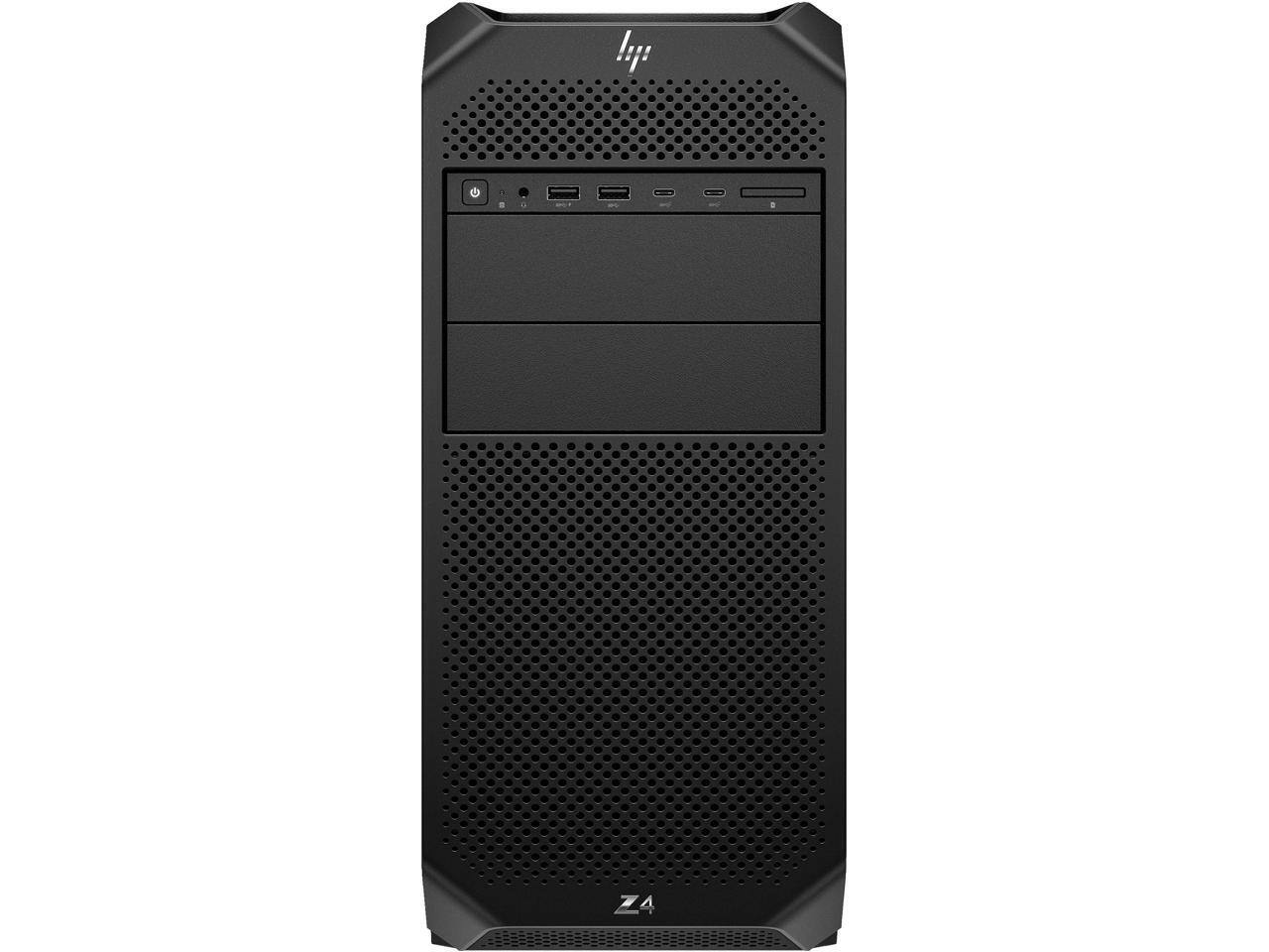 Alt View 2. HP - HP Z4 G5 Workstation - 1 x Intel Xeon W 6-Core w3-2423 2 GHz - 16 GB DDR5 RAM - 512 GB SSD - Intel W790 - Windows 11 Pro - Black.