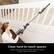 Clean hard-to-reach spaces
Detach the hand vac and wand from the nozzle to reach high and low areas.